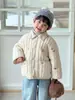 Chaqueta acolchada de algodón para niños con forro polar para niños y niñas, Vestido acolchado de algodón Otoño e Invierno 2026 Estilo Nuevo Ropa de algodón para bebés Ropa de invierno para hermanos