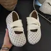 ¡Aumenta la altura! Zapatos Mary Jane cuadrados de lunares retro estilo coreano de corte bajo bailarinas zapatos de mujer franceses de principios de otoño