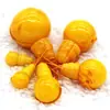 Vareta de resina imitação de cera de abelha cabeça de Buda 8,10,12,16,18,20mm padrão vareta acessórios para joias DIY atacado