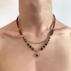 Collares transfronterizos de estilo punk de alta resistencia para hombres y mujeres, estilo gótico de subcultura, cadenas para la clavícula y collares de personalidad de nicho de moda