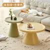Mesa de Centro para Sala de Estar, Uso en Casa, Mesa de Esquina para Sofá, Apartamento Pequeño, Simple y Lujosa, Sensación de Alta Gama, Redonda, Moderna, Mesa Auxiliar Minimalista, Mesa Pequeña