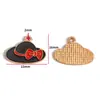 Accesorios de Joyería de Aleación para Hacer Manualidades con Forma de Gota de Aceite Bolsita de Maquillaje para Niñas Accesorios de Tacones Altos Pulsera Pendientes Colgante W507