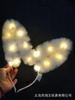 Puesto de Mercado Nocturno Juguetes Pequeños Diadema Luminosa Artículos Pequeños Calientes Diadema de Orejas de Gato Luminosas Sombrero de Felpa Pequeños Regalos