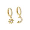 Brincos de zircônia geométrica em prata de lei S925 femininos exclusivos para exportação mais vendidos estilo luxo leve brincos de franja curta brincos brincos brincos