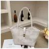Bolsa Tote Retro Elegante de Grande Capacidade para Mulheres, Bolsa de Mão para o Dia a Dia, Novo Modelo de Verão 2026, Bolsa de Ombro de Alto Valor