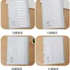 Nuevos Divisores Multicolor de Múltiples Capas Plástico Sujetador Páginas Divisorias Índice Tarjetas de Clasificación A4 Papel de Clasificación de 11 Agujeros