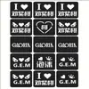 Atacado Deng Ziqi Adesivos para Rosto Periféricos Fãs Suporte Adesivos à Prova d'Água Adesivos de Tatuagem Show Estelar Adesivos de Rosto com Glitter