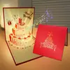 Presente de aniversário criativo bolo musical simples cartão de felicitações estilo ins cartão de aniversário 3D tridimensional com um toque de alta qualidade e requinte