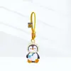 Llavero de Tela de Dibujos Animados Muñeco Pingüino Pequeño Accesorio Estilo Bosque Versátil Estilo Fresco Japonés Colgante para Bolso Ropa Decoración de Coche