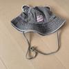 Lindo Sombrero de Senderismo Rosa Denim con Orejas de Oso para Mujer, Verano al Aire Libre, Protección Solar y Parasol, Sombrero de Pescador, Sombrero de Olla de Senderismo, a la Moda