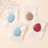 Esponja de Polvo para Dedos Mini Forma de Gota de Agua de Fábrica Personalizable Ultra Suave Doble Uso Seco y Húmedo Base Corrector Esponja para Punta de Dedo Venta al por Mayor
