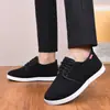 Zapatos Nuevos de Algodón de Invierno para Hombre con Felpa Cálida Suela de Goma Zapatos de Tela Ligeros para Hombres de Mediana Edad y Mayores Zapatos Casuales Antideslizantes