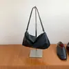Bolso Cruzado Sencillo de Color Sólido Estilo Retro Coreano Personalizado para Mujer, Bolso de Hombro Versátil Casual con Textura de Cuero Suave