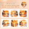 Serie Resplandor del Atardecer Cinta Troquelada Paisajes de Día Hermoso y Papel 6 Materiales para Cuaderno de Paisajes
