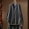 Tops para mujer 2026 nueva moda de otoño, estilo coreano súper elegante, adecuados para figuras petite, camiseta de punto de manga larga MT
