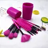 12 Cubos Brocha Set de Brochas de Maquillaje Set Completo Principiantes Especificaciones Grandes Calidad Confiable Fuerza en el Punto Mayorista