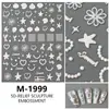 Nuevas Calcomanías para Uñas de Mariposa, Accesorios Decorativos Suaves y Portátiles, Calcomanías 3D en Relieve, Calcomanías para Uñas de Concha, Tridimensional