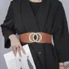 Venta del Fabricante Cinturón Elástico de Mujer Cinturón Ancho Elástico de Moda Nuevo Casual para Combinar con Falda Cinturón Decorativo Negro