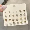 Pendientes de bola redonda metálicos brillantes de lujo ligero y de alta gama para mujer, adecuados para caras cuadradas y redondas, efecto adelgazante, pendientes vintage
