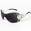 Gafas de sol sin montura de moda para mujer, estilo cobra, estilo deportivo, gafas de sol futuristas