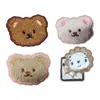 Patches Bordados Personalizados, Patches Bordados para Toalhas, Patches para Roupas e Bagagens, Etiquetas Bordadas, Designs de Urso e Leão Autoadesivos Feitos Sob Medida
