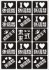 Fábrica en stock Zhang Xinzhe pasta flash pasta hueca plantilla de tatuaje estrella tatuaje periférico red social al por mayor