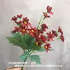 Orquídea saltitante de 24 cabeças pequenos buquês de flores artificiais comércio exterior transfronteiriço materiais florais arranjo de flores de casamento adereços de decoração de casa flores artificiais