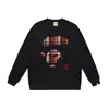 Comercio exterior transfronterizo marca de tendencia estilo japonés BAPE cabeza de tiburón estampado de letras unisex sudadera con cuello redondo colección
