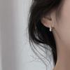 S999 Sterling Prata Água Gota Tassel Brincos Mulheres Nicho Coreano Frio Estilo Brincos Elegantes Brincos Femininos Luz Luxo High-end Brincos