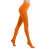 Meia-calça de Veludo 80D Amazon Transfronteiriça Europeia e Americana Multitamanho Colorida Outono e Inverno À Prova de Frio Meia de Virilha de Primeira Linha para Mulheres