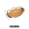 Comida japonesa gelo seco tubo de bambu gelo seco panela pequena decoração de sashimi ornamento bandeja de sashimi de frutos do mar decoração tubo pequeno de bambu