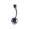 Anillos Populares para Ombligo Europeos y Americanos, Anillos de Acero Inoxidable Coloridos y Únicos, Joyería Sexy para Piercings, Exquisitos y Modernos 2023