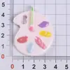 Paleta de Cores Doce e Fofa Mais Vendida Acessórios de Resina Borboleta Decoração de Sapato Materiais DIY Venda Direta da Fábrica no Atacado