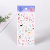 Pegatinas de mano bronceadoras de papel YT-BI con dibujos de animales, pequeñas cosas, diario, equipaje, pegatinas decorativas tridimensionales planas.