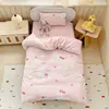 Jardín de Infancia Clase A Juego de Tres Piezas para la Siesta de Algodón Puro Juego de Ropa de Cama Infantil de Dibujos Animados Juego de Seis o Siete Piezas de Algodón Puro con Relleno de Almohada
