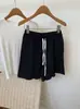 Nuevos Shorts Casuales de Pierna Ancha con Cintura Elástica para Mujer Verano 2026, Shorts Sencillos de Felpa con Cordón y Bordes Deshilachados, Estilo Perezoso