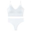 Sutiã Feminino Sem Aro Push-up Sexy Costas Bonitas Conjunto de Lingerie Base Sutiã Top Esportivo Triângulo Fino
