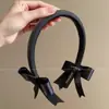 Faixa de cabelo da moda e estilosa na cor café para mulheres, faixa de cabelo versátil de alta qualidade, faixa de cabelo antiderrapante para lavar o rosto, acessório de cabelo estilo coreano