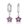 Pendientes de Acero Inoxidable 316 con Flores Frescas Dulces y Lindos al por Mayor Transfronterizos, Pendientes Versátiles de Lujo Ligero para Mujeres, Pendientes de Pareja