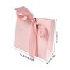 Bolsa de regalo de papel transfronteriza en blanco, caja de dulces de alta gama para bodas, fiestas de cumpleaños, bolso con lazo