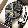 Poedagar/Marca Suiza 939 Reloj Multifuncional de Moda para Hombre Impermeable Luminoso de Cuarzo