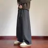 Pantalones deportivos casuales de estilo americano de alta resistencia para hombre, marca de moda de otoño, corte holgado, talla grande, pierna recta, pantalones largos con caída relajada, pantalones de otoño para hombre