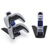 Cargador de doble asiento con modelo volador para PS5, base de carga inalámbrica de doble asa con luz azul TP5-0585S