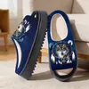 Suministro Exclusivo Transfronterizo de Pantuflas de Lino y Algodón con Temática Animal para Hombres y Mujeres, Pantuflas de Pareja para Primavera, Verano y Otoño, Entrega Directa de Fábrica Jit Transfronteriza para Pies