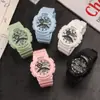 Reloj transfronterizo estudiante mujer simple ins Celebridad de Internet mismo multi-funcional deportes tiempo pareja hombres y mujeres reloj reloj de moda