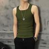 Chaleco Deportivo para Hombre Cuatro Estaciones Color Camiseta sin Mangas para Hombre Baloncesto Deportes Fitness Valla Chaleco Ajustado Trendy Camiseta