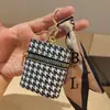 Mini Carteira Feminina, Porta-Chaves, Estojo Protetor para Fones de Ouvido Sem Fio, Pingente Fofo