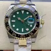 Relógio Masculino Rolex Série Gmt Anel Coke Mostrador de Meteorito Mecânico Automático Gmt Estilo Executivo Comércio Exterior