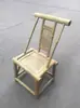 Cadeira de Bambu de Lazer Puramente Feita à Mão, Cadeira de Bambu de Fazenda Rural com Encosto, Cadeira de Jantar Respirável, Cadeira de Computador, Cadeira de Casa de Chá