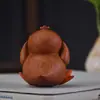 Adornos de Animales Tallados de Nogal Negro Pokemon Pato Keda Pokemon Oficina Juguetes Creativos Adornos